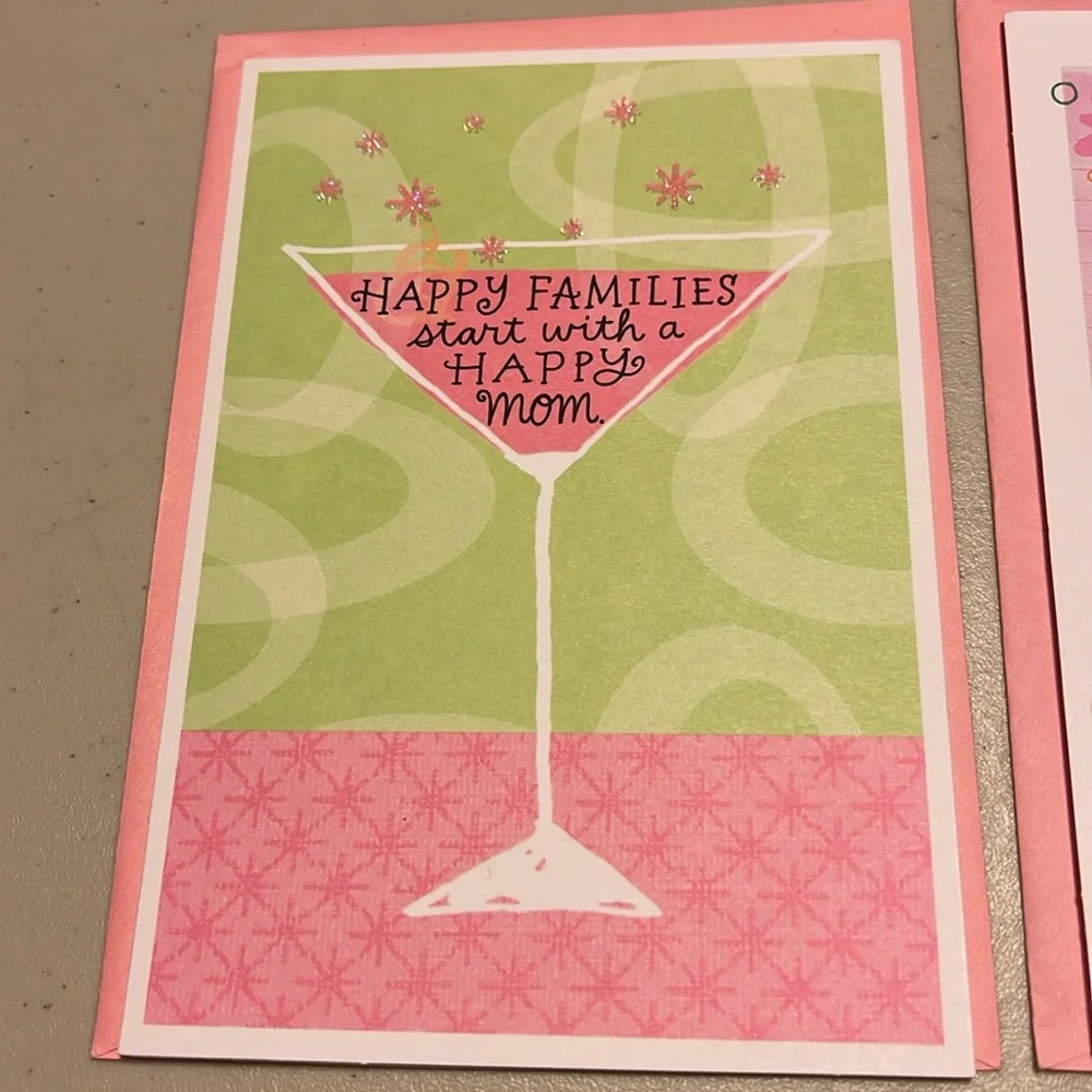 Two Mother’s Day cards from hallmark